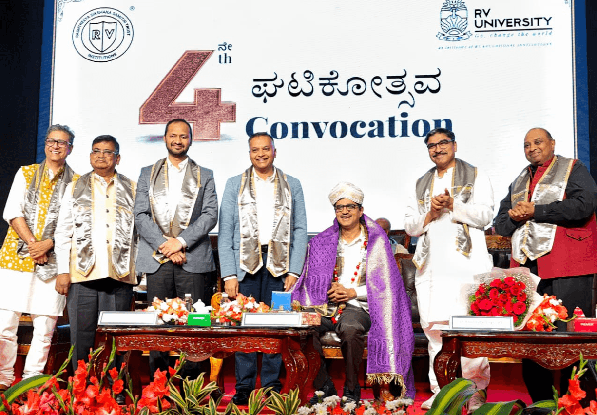 RV University Holds 4th Convocation, 918 Students Graduate with a Call for Social Responsibility